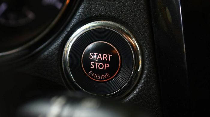 Car ignition button
