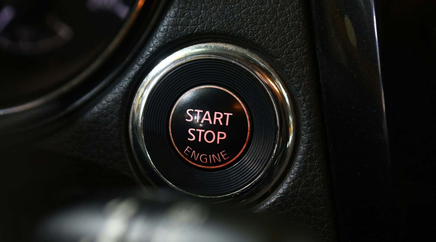 Car ignition button